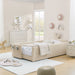 Cute Rabbit Ear Upholstered Platform Bed Frame With Safety Rail Home Essentials