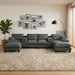 Modular Cloud Couch Sofa With Cup Holders & Storage, USB Port Home Essentials