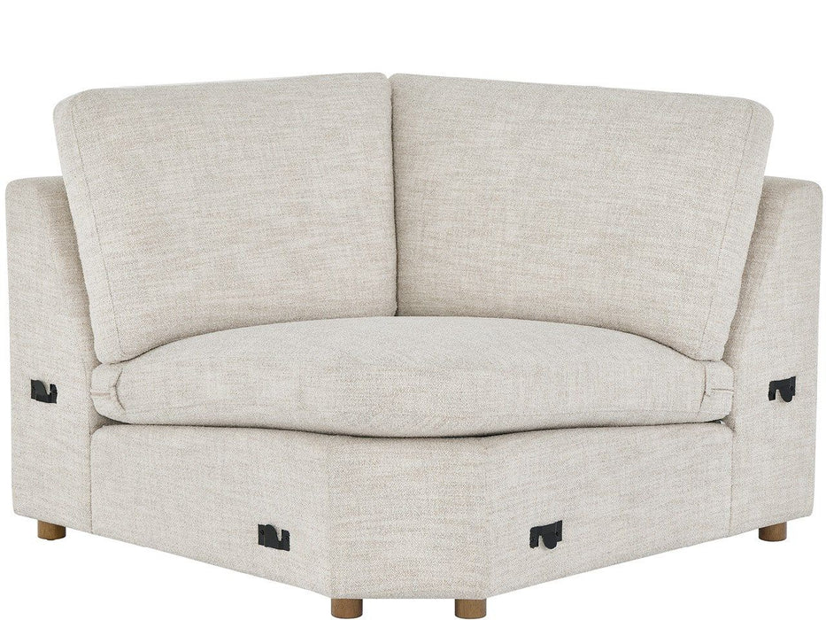 Hyde - Corner Chair - Medium Brown Oak