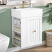 Modern Bathroom Vanity With Sink, Storage Cabinet, Drawer & Side Shelf Hearth and Haven