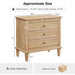 3 Drawer Nightstand With Charging Station, Bedside Table With USB & Type C Port And 2 AC Outlets Home Essentials