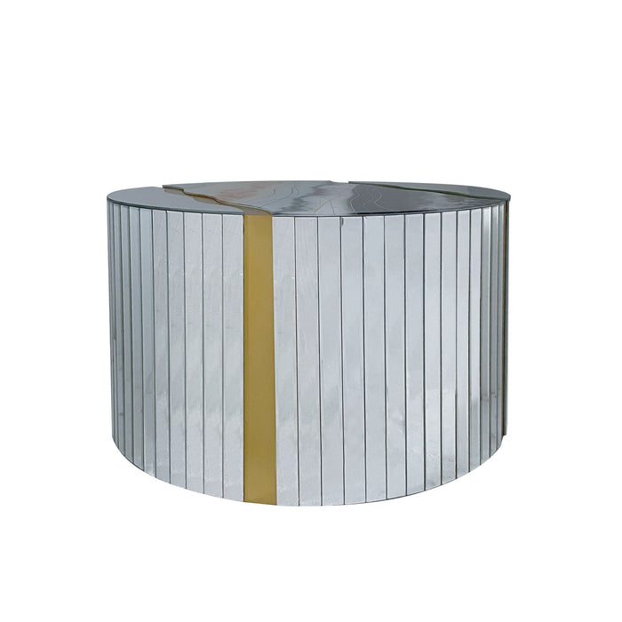 Round Mirror Coffee Table, Living Space Furniture Home Essentials
