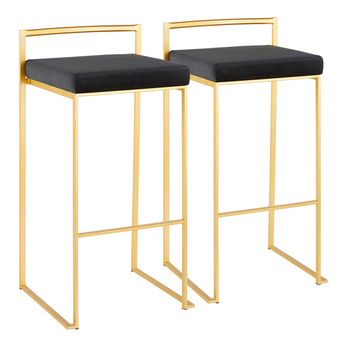 Fuji - Contemporary / Glam & Quality Construction Barstool Lumi Source