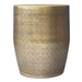 Johnsen - Cross Hatch Pattern Accent Table - Antique Gold Simpli-Home
