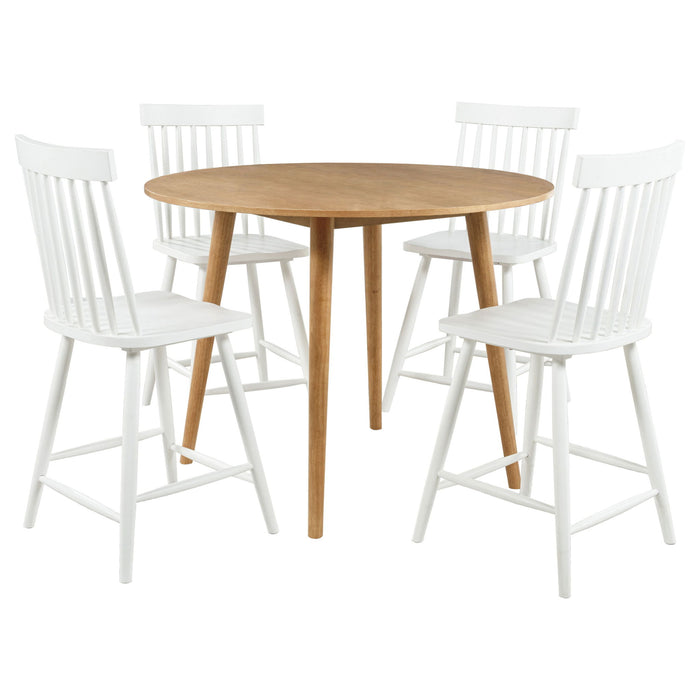 Sutton - 5 Piece Counter Height Dining Set Furniture Max