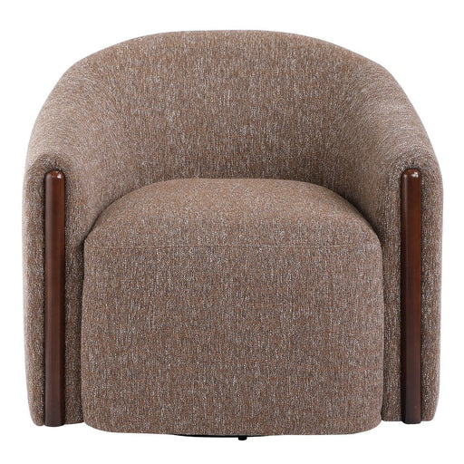 Ballona - Accent Chair With Swivel - Brown Chenille ACME