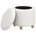 Corvair - Round Storage Ottoman Furniture Max