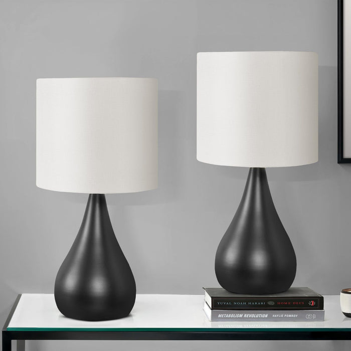 Lighting, Table Lamp, Contemporary (Set of 2) - Black 8th Street