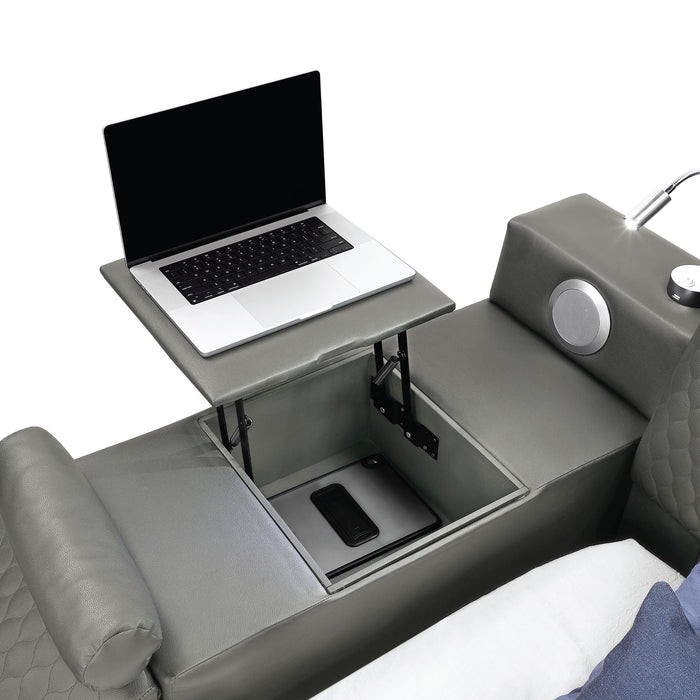 Zoya - Smart Multifunctional Bed, Built In Bluetooth Speakers, USB Charging Matrix Furniture Group