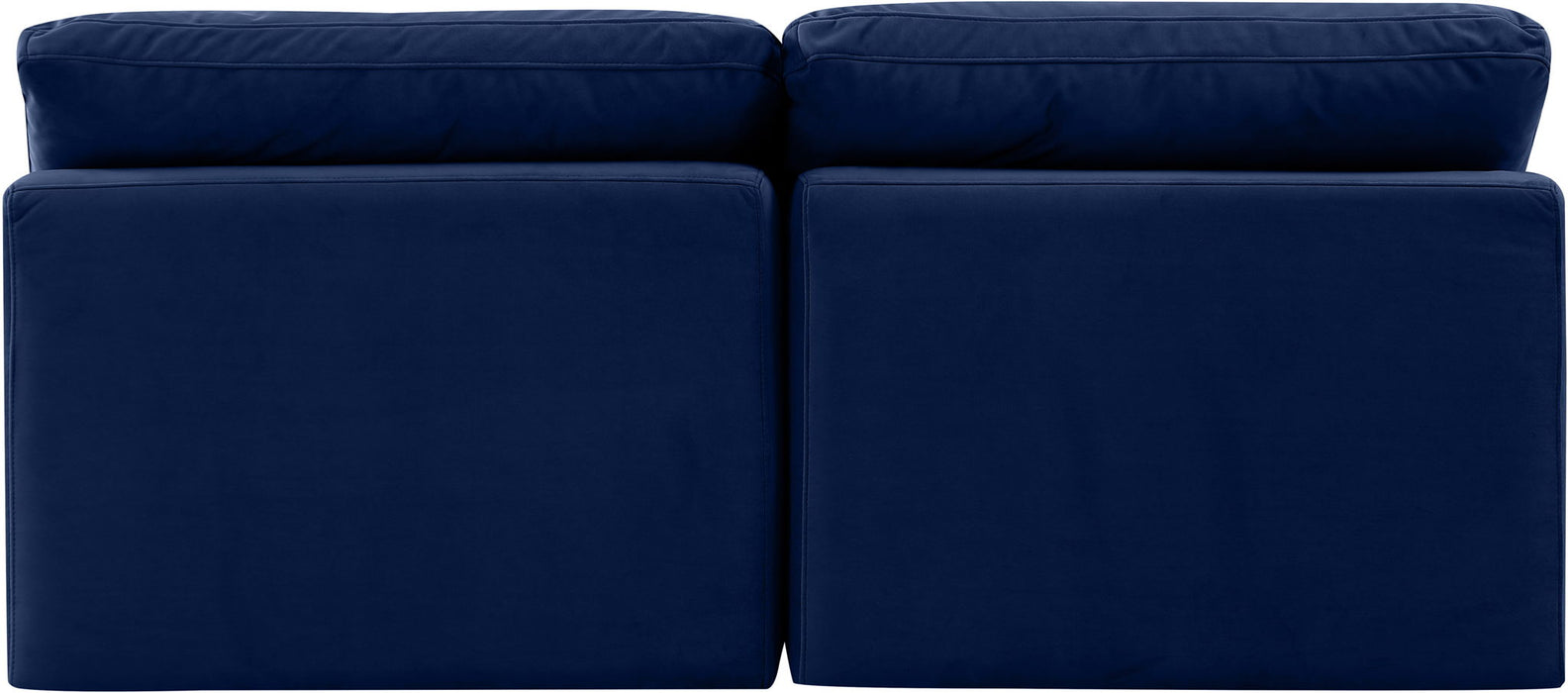 Indulge - Velvet 2 Seat Modular Armless Sofa Meridian Furniture