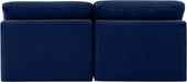 Indulge - Velvet 2 Seat Modular Armless Sofa Meridian Furniture
