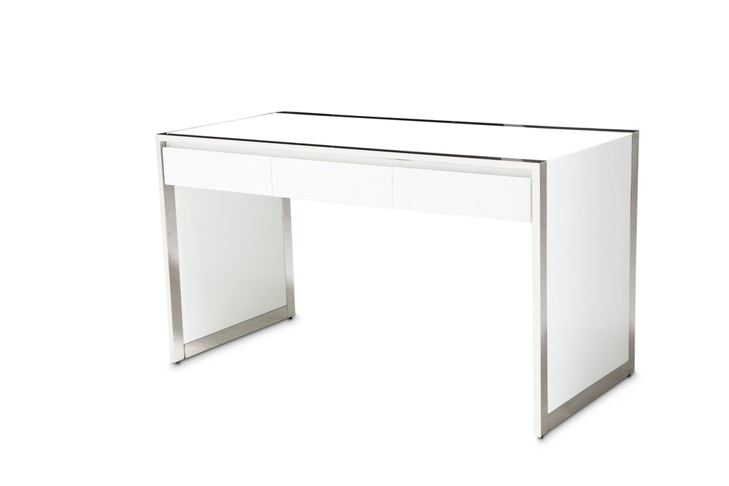 State St. - Writing Desk - Glossy White