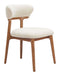 Cedar - Dining Chair (Set of 2) - White / Walnut Zuo Modern