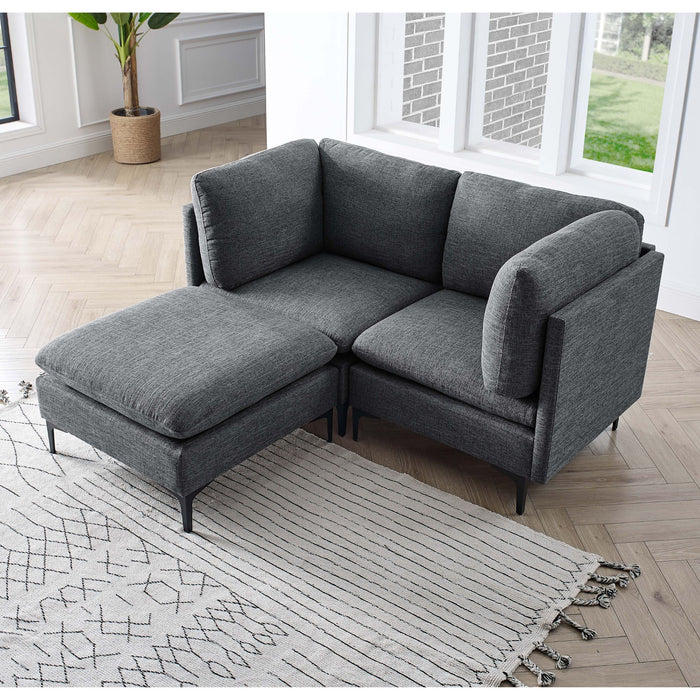 Upholstered Modular Sectional & Tall Legs Home Essentials