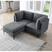 Upholstered Modular Sectional & Tall Legs Home Essentials