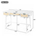 Writing Desk With 3 Drawers For Living Room Noble House