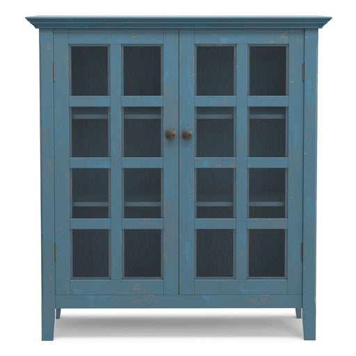 Acadian - Medium Storage Cabinet, Handcrafted Simpli-Home