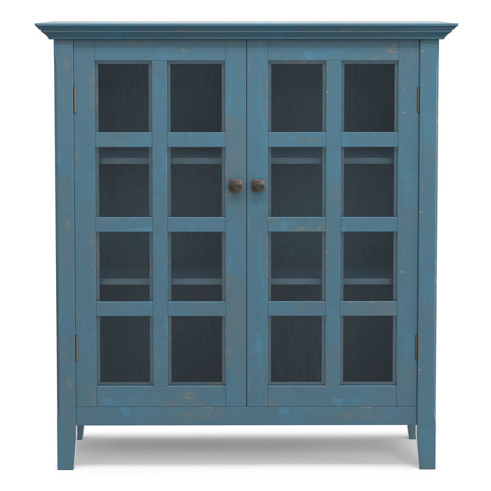 Acadian - Medium Storage Cabinet, Handcrafted Simpli-Home