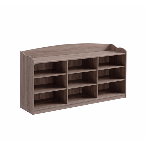 Entryway Shoe Storage Bench, Nine Storage Shelves, Entryway Organizer Daily Nest