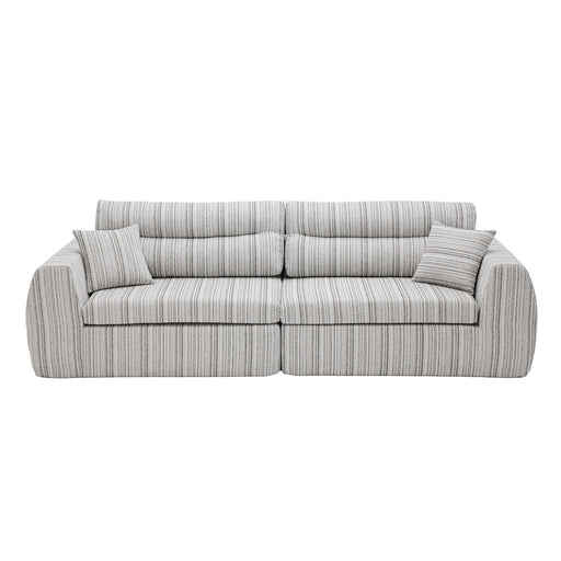3 Seater, Couch With Throw Pillows For Living Room Home Essentials