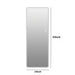 LED Full Length Mirror With Lights, Wall Mounted Full Body Mirror, Dimmable 3 Color Lighting, Anti Fog, Shatter Proof, Memory Function - Clear Daily Nest