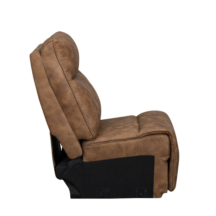Kyra - Armless Chair - Saddle New Classic