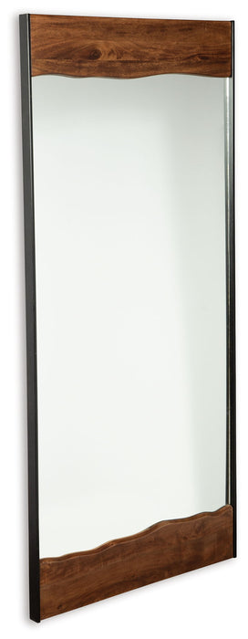 Panchali - Floor Mirror - Brown / Black Signature Design by Ashley®