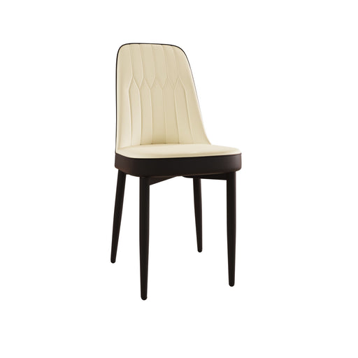 Modern Dining Chair With Cushions And Metal Legs Home Essentials