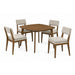 Miller - 39" Square Dining Table With 4 Side Chairs - Walnut New Classic