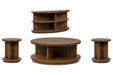 Oswald - Round Cocktail Table Set Magnussen Furniture
