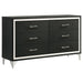 Malcolm - 6 Drawer Dresser Cabinet - Black Furniture Max