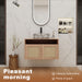Bathroom Vanity With Art Sink, 2 Soft Close Doors, Float Mounting Design Home Essentials