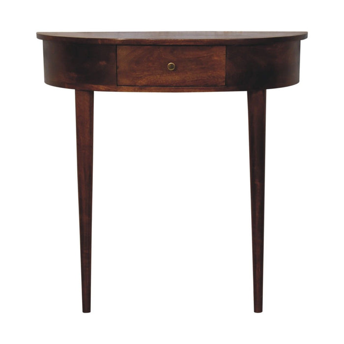 Backless Mounted Console - Brown Artisan Furniture