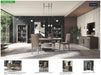 Platinum - Slim Dining Table - Silver Birch Camelgroup Italy