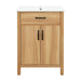 Bathroom Vanity With Flip Drawer, 2 Soft Close Doors, Adjustable Shelf And Ceramic Sink Hearth and Haven
