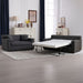 Convertible Sleeper Loveseat & Chair Set With Fold Out Mattress, Loveseat & Chair - Gray Home Essentials