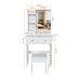 Modern Small Vanity Desk With 3 LED Lighting Modes, 3 Drawers Home Essentials