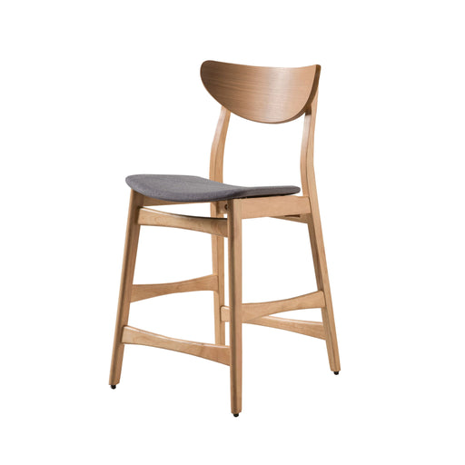 Retro Modern Counter Height Chair Set With Cushioned Seats Noble House