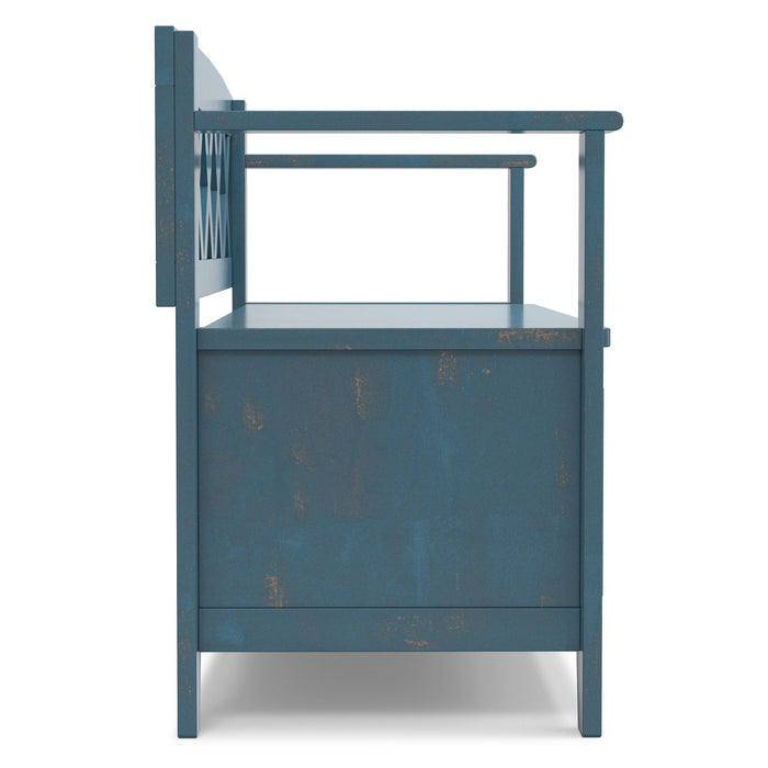 Amherst - Handcrafted Entryway Storage Bench Simpli-Home