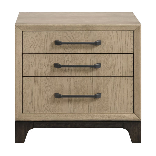 3 Drawer Nightstand With USB Charging Port - Brown Emerald Home