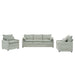 Modern Sofa Set With Double Layer Cushion And Side Storage Pockets Hearth and Haven
