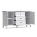 Bedford - Sideboard Buffet - White Simpli-Home