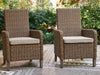 Laguna Heights - Arm Chair With Cushion (Set of 2) - Beige Signature Design by Ashley®