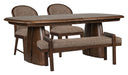Belville - Extendable Trestle Dining Table Set Magnussen Furniture