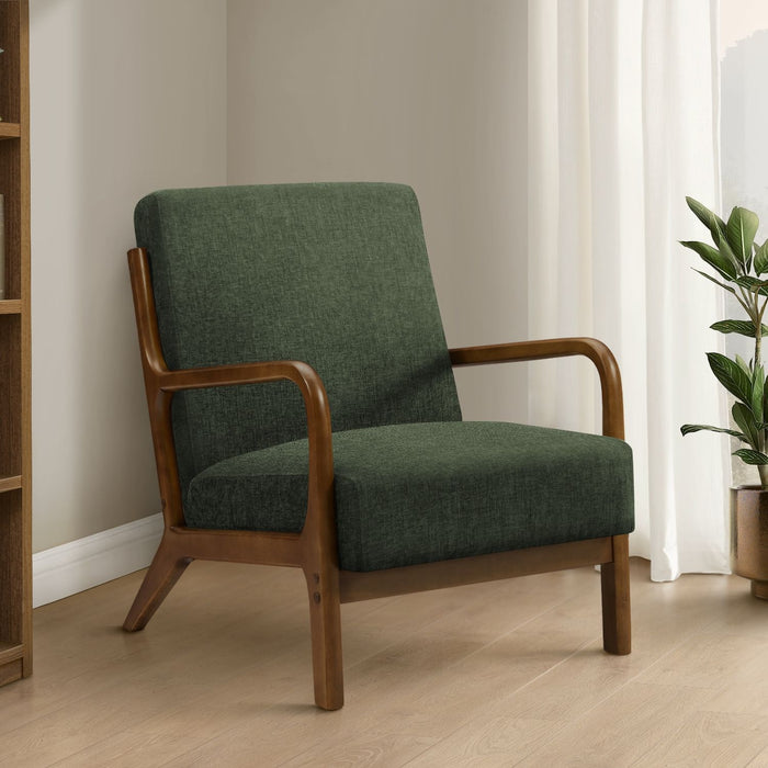 Accent Chair For Living Room Or Bedroom - Green 8th Street