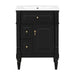Freestanding Bathroom Vanity With Sink, Adjustable Shelf & Flip Drawer Hearth and Haven