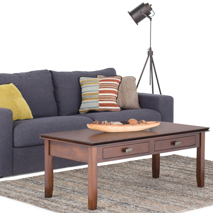 Artisan - Coffee Table - Russet Brown Simpli-Home