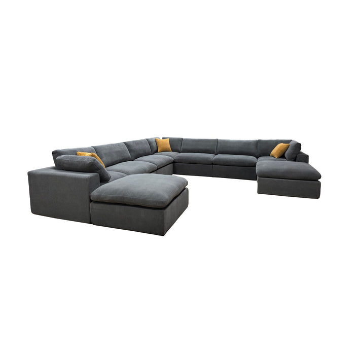 Custom Configuration Modular Sectional & Toss Pillows Home Essentials