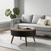 Round Coffee Table With Storage Function For Living Rooms Home Essentials