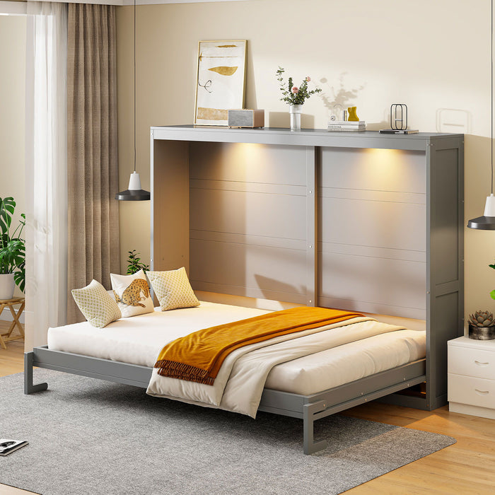 Murphy Wall Bed Modern Design With LED Lights